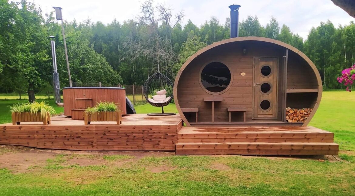 Outdoor saunas that are ready for any weather